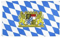Germany Color Fastness Bavaria State Flag For Campaign