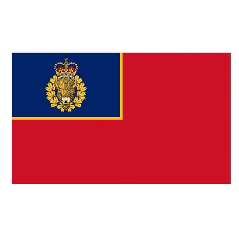 Mesh Polyester 115g Corps Ensign of The Royal Canadian Mounted Police State Flag