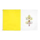 3x5 Foot Rectangular Knit Polyester Vatican National Flag
