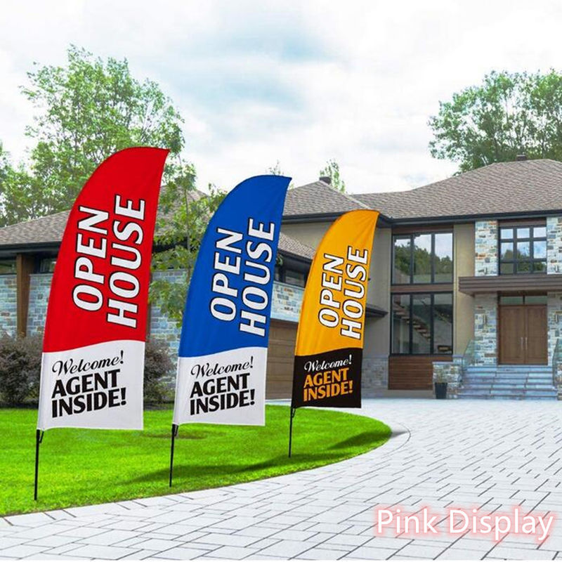 Eye Catching Swooper Teardrop Banner Flags for Advertising